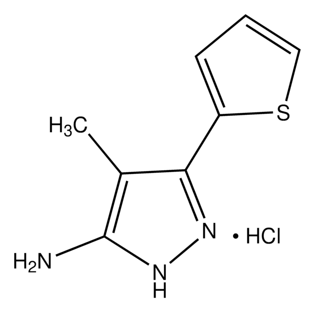 4-Methyl-3-(2-thienyl)-1H-pyrazol-5-amine hydrochloride AldrichCPR