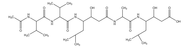 Acetyl-Pepstatin An aspartyl protease inhibitor that acts as an effective inhibitor of HIV-1 proteinase (Ki = 20 nM at pH 4.7) and HIV-2 proteinase (Ki = 5 nM at pH 4.7).