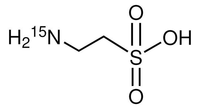 Taurine-15N 98 atom % 15N, 98% (CP)